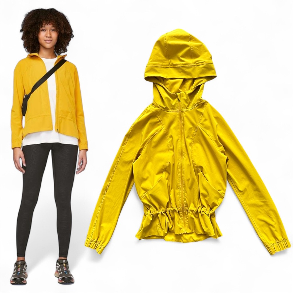 Lululemon Pack It Up Jacket Honeycomb Rain Jacket